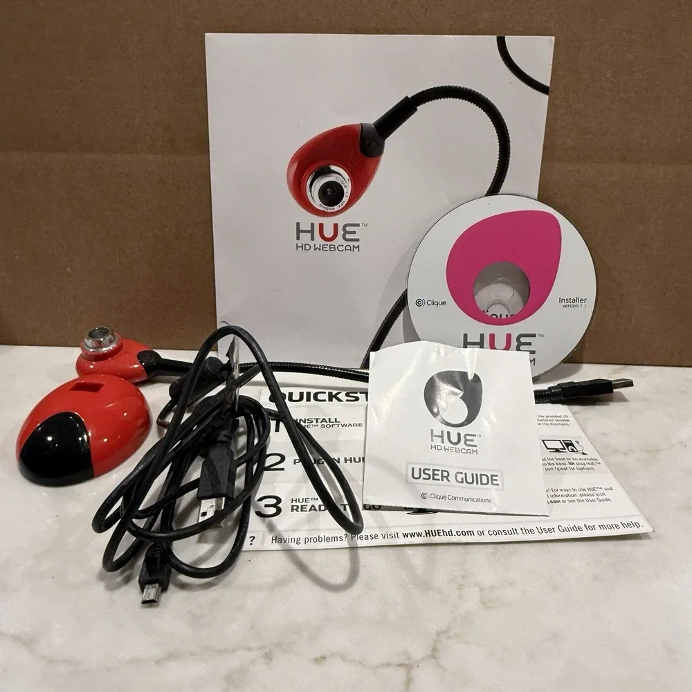 HUE‎ HD Webcam Red - Used